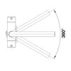 Bateria BLANCO Fontas II 526157 Czarny Bateria trójdrożna Nie