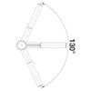 Bateria BLANCO Linee-S 526171 Czarny/chrom Rodzaj baterii Jednodźwigniowa