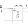 Zlewozmywak BLANCO Metra 6 S 525927 Czarny Typ Podwieszany