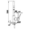 Bateria BLANCO Mida 526145 Czarny Wykonanie korpusu Silgranit