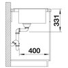 Zlewozmywak BLANCO Pleon 6 525954 Czarny Typ Wpuszczany