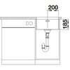 Zlewozmywak BLANCO Solis 400-U 526117 Stal szczotkowana Typ Podwieszany