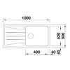 Zlewozmywak BLANCO Sona XL 6 S Silgranit PuraDur 525977 Czarny Wykonanie Silgranit