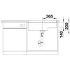 Zlewozmywak BLANCO Subline 700-U Level 526003 Czarny Typ Podwieszany