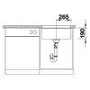 Zlewozmywak BLANCO Subline 500-U 525995 Czarny Typ Podwieszany