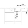 Zlewozmywak BLANCO Zia 40 S 526006 Czarny Typ Wpuszczany