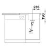 Zlewozmywak BLANCO ZIA 45 S Compact 524730 Kawowy Typ Wpuszczany