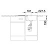 Zlewozmywak BLANCO ZiIA 45 S 526013 Czarny Typ Wpuszczany