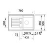 Zlewozmywak BLANCO Zia 45 S Compact 526012 Czarny Ociekacz Tak