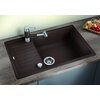 Zlewozmywak BLANCO Zia XL 6 S Compact 526018 Czarny Wykonanie Silgranit PuraDur