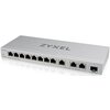 Switch ZYXEL XGS1250-12-ZZ0101F Złącza RJ-45 10/100/1000 Mbps x 8 szt., RJ-45 100/1000/10000 Mbps x 3 szt., SFP+ x 1 szt., Combo port BASE-T/SFP+ x 1 szt.