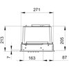 Okap FINLUX FE 62BSAB Czarny 275m3/h 63dB klasa C Rodzaj okapu Wkłady