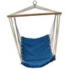 Fotel hamakowy podwieszany ROYOKAMP 100 x 50 cm Niebieski Materiał wykonania konstrukcji Drewno