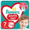 Pieluchomajtki PAMPERS Pants 7 XXL Large (74 szt.)