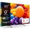 Telewizor TCL 50C725 50" QLED 4K Android TV Dolby Atmos HDMI 2.1 Smart TV Tak