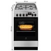 Kuchnia ELECTROLUX LKK560204X SteamBake Termoobieg Pojemność [l] 58