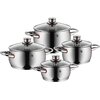 Zestaw garnków WMF Quality One 774046380 (8 elementów) Przeznaczenie Kuchnie ceramiczne