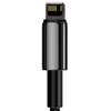 Kabel USB - Lightning BASEUS Tungsten Gold 1 m Czarny Dedykowany model Urządzenia marki Apple