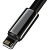 Kabel USB - Lightning BASEUS Tungsten Gold 1 m Czarny Długość [m] 1