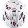 Kask rowerowy ALPINA Ximo Hearts Biały dla Dzieci (rozmiar M) Materiał skorupy Poliwęglan