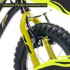 Rower dziecięcy SUN BABY Tiger Bike 16 cali dla chłopca Żółto-szary Wyposażenie Dzwonek