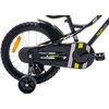 Rower dziecięcy SUN BABY Tiger Bike 16 cali dla chłopca Żółto-szary Kółka boczne Tak