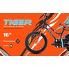 Rower dziecięcy SUN BABY Tiger Bike 16 cali dla chłopca Czarny Waga [kg] 13.35