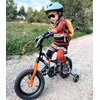 Rower dziecięcy SUN BABY Tiger Bike 14 cali dla chłopca Pomarańczowo-turkusowy Kolekcja 2021