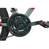 Rower górski MTB INDIANA X-Pulser 3.6 M15 26 cali męski Grafitowo-czerwony Kolekcja 2024
