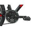 Rower górski MTB INDIANA X-Pulser 1.6 M17 26 cali męski Czarno-czerwony 2021 Waga [kg] 14.7