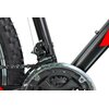 Rower górski MTB INDIANA X-Pulser 1.6 M17 26 cali męski Czarno-czerwony 2021 Gwarancja na ramę 5 lat