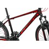 Rower górski MTB INDIANA X-Pulser 1.6 M17 26 cali męski Czarno-czerwony Amortyzator przód marka Zoom