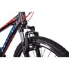 Rower młodzieżowy INDIANA X-Pulser 2.4 24 cale dla chłopca Czarno-niebieski Wiek 12 lat