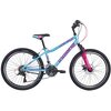 Rower młodzieżowy INDIANA Roxy Jr 24 cale dla dziewczynki Błękitny Rama Aluminiowa, 13"