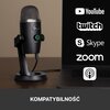 Mikrofon BLUE Yeti Nano Wielokierunkowy / Kardioidalny Szumy własne [dB] 100