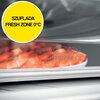 Lodówka HOTPOINT HA70BE72X No frost 195.5cm Srebrna Położenie zamrażarki Na dole