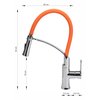 Bateria FALA Flexible 2 75678 Pomarańczowy Rodzaj baterii Jednodźwigniowa