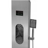 Zestaw prysznicowy natynkowy FALA Steely 5 75978 z deszczownicą Inox Bateria termostatyczna Nie