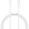 Kabel USB-C - Lightning BASEUS Superior Series CATLYS-A02 1 m Biały