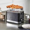 Toster RUSSELL HOBBS 28091-56 Structure Czarny Funkcje dodatkowe Lampki kontrolne