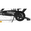 Rower miejski INDIANA Impala 7B 28 cali damski Czarny 2021 Koszyk Nie