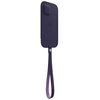 Etui APPLE Leather z MagSafe do iPhone 12 Pro Max Ciemny fiolet Marka telefonu Apple