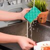 Gąbka do mycia naczyń wiskozowy VILEDA Glitzi Always Clean (2 sztuki) Cechy Doskonale wchłania wodę i osusza