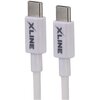 Kabel USB-C - USB-C XLINE 60W 1 m Biały