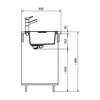 Zlewozmywak dwukomorowy FRANKE Sirius S2D 620 143.0618.688 Onyx 50x86 Typ Wbudowywany