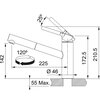 Bateria FRANKE Orbit 115.0623.147 Chrom/Cappuccino Rodzaj baterii Jednodźwigniowa