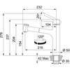 Bateria FRANKE Centro 115.0600.131 Chrom Rodzaj baterii Jednodźwigniowa