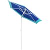 Parasol plażowo-ogrodowy ROYOKAMP 1015798 Niebiesko-zielony Rozmiar po zmontowaniu [cm] 200 x 190