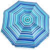 Parasol plażowo-ogrodowy ROYOKAMP 1036182 Biało-niebieski Materiał Tkanina poliestrowa