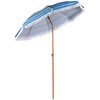 Parasol plażowo-ogrodowy ROYOKAMP 1036182 Biało-niebieski Rodzaj Parasol